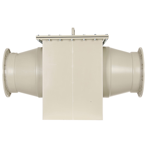 Tropfenabscheider aus PP - Einschub oben ziehbar,&nbsp; Baureihe TA 125-2, ohne Spr&uuml;heinheit