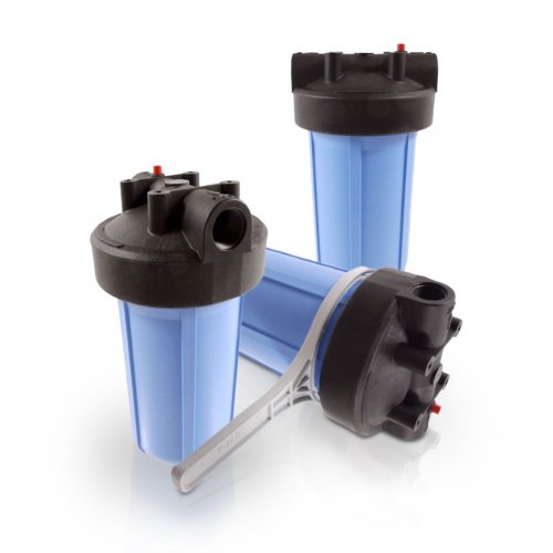 Pentek Wasserfilter Geh&auml;use Big Blue, 10 Zoll, 1 Zoll Ein- und Ausgang
