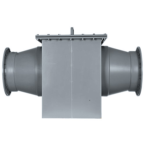 Tropfenabscheider aus PVC U - Einschub seitlich ziehbar, Baureihe TA 125-2-Z, ohne Spr&uuml;heinheit