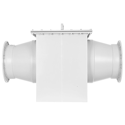 Tropfenabscheider aus PVDF - Einschub seitlich ziehbar, Baureihe TA 125-2-Z, ohne Spr&uuml;heinheit